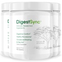 DigestSync Digestion täydennysosa Gut Health - Natural Powder for Dgestive Support, turvotusta helpotus naisille ja miehet, 100% Natural Green Powder - 3 kuukauden tarjonta