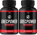 Erecpower miesten kapselit - Erecpower pillerit Advanced Formula - suurin vahvuus, ErecPower miesten täydentää Erec Power 60 kapselia, Erec Power Vitamiini pillereitä arvioita (2 pakkaus)
