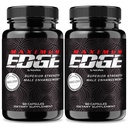 (2 pakkaus) Maximum Edge Mies pillereitä - Maksimi Edge Kapselit miehille, Täydellinen päivittäin Formula yleistä hyvinvointia ja huippusuorituskykyä, MaksimaalinenEdge Advanced Ruokavalio Supplement, Arviot (120 kapselia)