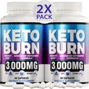 (2 pakkaus) Keto ruokavalio pillereitä - Advanced laihtuminen - Keto täydentää naisten ja miesten - Apple Siideri viinietikka - Keto ACV Gummy - valmistettu USA