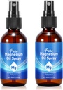 Aihekohtainen magnesiumöljysumute, puhdas magnesiumöljysumute jaloille, 100% puhdasta, nopeaa imeytymistä - Luonnollinen lähde eteerisiä öljyjä 2,02 fl oz (2 Fl Oz (Pakki 2))