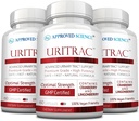 Hyväksytty Science® UritracTM - UTI-tuki - Karpalo, D-mannoosi, puolukka - Vegaaniystävällinen - 60 kapselia per pullo - 3 kapselin pakkaus