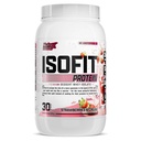 Nutrex Research IsoFit Whey Protein Powder Instantized 100% Whey Protein Isolate (30 Servings (Pack of 1), Mansikka & Cream)