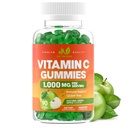 C-vitamiini Gummies 1000 mg aikuisille ja lapsille - Maximum Strength pureskeltava Immuuni tuki, kollageeni tuki - hapan vihreä omena maku - gluteeniton, ei-GMO, kasvissyöjä - 90 Gummies (30 tarjoilua)
