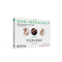 Wellgenix Purvana Hiukset, iho, ja kynnet Vitamiini - 2500 mcg Biotiini, Foolihappo, DMAE, Grape Seed Extract - One a Day Softgels - PCOS & postpartum hiustenlähtö tuki - (30 kreivi)