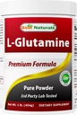 Best Naturals L-glutamine Powder - 1 punta - 100% puhdas ja ilmainen Form - Glutamiini Recovery Powder - Kliinisesti todistettu Recovery Aid for Men and Women (817716014555)