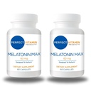 60mg Extra Strength Melatoniini MAX - suuri annos melatoniini Varmistaa runsaasti tämän tärkeän hormonin - 100% Drug-free, Vegan, ei-GMO, Gluteeniton (120 kapselia 2-pakkaus)