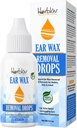 Organic Ear Wax Removal Drops for Cloged Ears ... Natural Ear Wax Cleaner Oil for Kid, Adult, Baby ... Korvavaha Removaly for Uncogging Ears, Earache Relief, Ear Health (Made in USA)