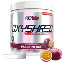 EHP Labs OxyShred Pre Treenout Powder & Shredding Supplement - Preworkout Powder with L Glutamiini & Acetyl L Carnitine, Energy Boost Drink - Passionhedelmät, 60 tarjoilua