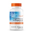 Lääkärit Best High Potency Serrapeptaasi, tukee Sinus Health 120,000 SPU, ei-GMO, Vegan 90 Veggie Caps