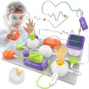 Tiede Kits for Kids - STEM Kits for Kids, Electronics Exploration Kit, Yli 150 Projects, 14 Circuit Parts, STEM Educational Lelu Lahjat lapsille Tytöt Ikä 3 4 4 5 6 7 8 9 10 11 12