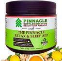 Pinnacle Relax & Sleep Supplement, Sleep Support Supplement Melatonin, Valerian Root, Ashwagandha, L Theanine, Sinkki, GABA & Magnesium Calming, Natural Lemon Tea Flavoring (30 tarjoilua)