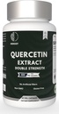 Quercetin Extract kapselit ei-GMO,Gluteeniton, kasvissyöjä tukee yleistä terveys vahvuus energia (120 kapselia)