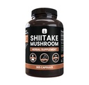 PURE ALKUPERÄISET AINEET Shiitake Mushroom (365 kapselia), Ei magnesiumia tai riisiä täyteaineita, aina puhdas, Lab vahvistettu