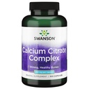 Swanson kalsiumsitraatti Complex Luu Lihas Nerve Terveys Verenpaine Tuki Mineraali Supplement 250 mg Kalsium (Citrate & Carbonate) 100 kapselia