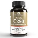 C-vitamiini CHEWTBS 250MG TNGR WMILL Koko: 60