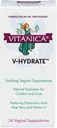 Vitanica V-Hydrate, Hyaluronic Acid Vaginal Suppositories for Comfort and Vaginal Hydration with Aloe Vera and Vitamiini E, Hormoniton & Drug-free, Vegan, 2 kuukauden toimitus, 24 kreivi