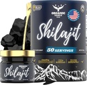 Himalayan Organic Shilajit ... 50 Servings ... Natural Energy and Immunity Booster for men & women with 80+ Essential Trace Minerals & 75%+ Fulvic Acid ... 100% Pure ...