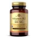 Solgar B2-vitamiini (Riboflaviini) 100 mg, 100 Vihanneskapselit - Energia Aineenvaihdunta, Terve Hermosto - Ei-GMO, Vegaani, Gluteeniton, Maitotuotteeton, Kosher - 100 Tarjoukset