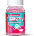 Keto ACV Gummies for Weight Loss - Delicious 1500MG Apple Siideri Viinietikka äidin, Probiootit, vitamiinit B6 & B12, Vegan & non-GMO - tukee aineenvaihduntaa ja rasvaa Burn naisille, 60 Vegaani