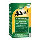Luonto on elossa! Kalsium Max Imeytyminen, luutuki*, kasviperäinen kalsium, D3- ja K2-vitamiini, magnesium, 120 tablettia (Pakkaus toukokuussa vary)