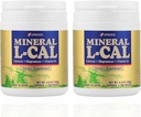Mineraali L-Cal kalsium D3-vitamiinilla, 4 kuukauden saanti, vesiliukoinen pallomuoto magnesiumilla ja kivennäisaineilla, nopea absorboiva kalsium Magnesium D3-lisä, 1 300 palloa per pullo, 130 g Jokainen pakkaus 2