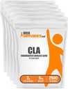 BulkSupplements.com Conjugated Linoleic Acid Powder - CLA Supplement, Nutritional Supplement - Gluteeniton, 2g per Serving, 1kg (2,2 lbs) (Pack of 5)