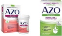 AZO Boric Acid Vaginal Suppositories auttaa tukemaan Odor Control and Balance emätin PH, 30 kreivi virtsatieinfektio (UTI) Testiliuskat, tarkka tulokset 2 minuuttia, 3 kreivi
