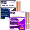 Vaihdevuodet Relief ja melatoniinin uni Patch Bundle - 2 pakkausta - Hot Flashs, Night Swats, Mood Swings Relief Plus Rentouttava uni Patchs - 30 päivän toimitus Per Pack (60 Patches) - USA Made by Live To Shine