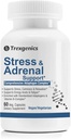 Trexgenics Advanced Stress & Adrenal Support 5X ADAPTOGENS Ashwagandha, Rhodiola, Bacopa Bacosides, Panax Ginseng & Maca + B- Complex(60 Veg kapselit)
