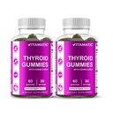 Vitamatic 2 Pack Vegan Kilpirauhastuki Jodi & Kelp 60 Count