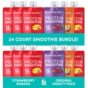 Designer Wellness Protein Smoothies Variety Pack and Mansikkabanaani Banana Bundle