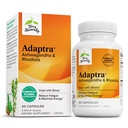 Terry Luonnollisesti Adaptra - Täydennys tukea Lisämunuaisten terveys - Ashwagandha täydentää Rhodiola Rosea Extract - kasviperäisten täydentää tukea energia & keskittyminen - 60 kapselia