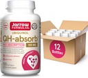 Jarow Formula QH- absorb, 100 mg, Ubikinoli ravintolisä terveiden sydän- ja verisuonitoimintojen, 120 Softgels, 120 päivän tarjonta, 12 pakkausta