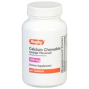 Rugby 500 mg kalsium purutabletti - ravintolisä - Orange maku - 60 Count (1 Pack)