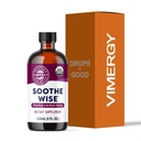 Vimergy Soothe Wise* ... Nopea-absorboiva immuunituki Elderberry Syrupilla ja raakana, luomuhunajalla ja rauhoittaa hengityskudoksia...
