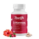 NewLife Naturals D-Mannoosikapselit W/Cranberry and Hibiscus uutteet ...