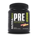 NutraBio PRE Treenout Powder - Vanha Formula-kestävä energia, Mental Focus, Endurance - Beta Alanine, Creatiini, Kofeiini, Electrolyytit - 20 Tarjoilut - Mansikka sitruunapommi