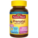 Nature Made Prenatal with Folic Acid + DHA, Prenatal Vitamiini ja Mineral Supplement for Daily Nutritional Support, 60 Softgels, 60 päivän tarjonta