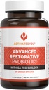 ACTIVATETYOU Advanced restoratiivinen probiootti päivittäiseen käyttöön - 30 kanta Ruoansulatuskanavan terveys ja immuunitoiminta Tuki- Acidophilus supplement for Radiant- Looking Skin (30 kapselia)