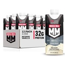 Lihas Milk Pro Advanced Nutrition Pron Shake, Intense Vanilla, 11 Fl Oz Kotelo, 12 pakkaus, 32g proteiinia, 1g sokeria, 16 vitamiinia ja kivennäisaineita, 5g kuitua, harjoitus Recovery, Pakkaus Toukokuu Vary