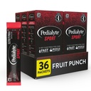 Pedialyte Sport Electrolyte Powder, nopea nesteytys 5 avain Electrolyyttejä lihasten tuki ennen, aikana, & jälkeen harjoitus, hedelmän lyönti, 0,49 Oz Sachets 6 Count (Pack of 6)