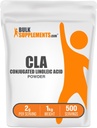 BulkSupplements.com Konjugated Linoleic Acid Powder - CLA Supplement, Nutritional Supplement - Gluteeniton, 2g per Serving, 1kg (2,2 lbs) (Pakkaus 1)