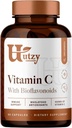 Utzy Naturals C-vitamiinikompleksi 400 mg C-vitamiini Acercola & Citrus Bioflavonoidit 60 kapselia