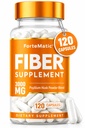USA's Most Fiber Rich Supplement 120 kapselia Mega annos 3000 mg Blend Psyllium Husk, Aloe Vera, Chia siemenet ja pellavansiemenjauhe Gut Health, puhtaus, Ummetus