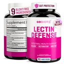 GOBIOTIX Lectin Defense - Lectin Blocker täydentää vuotava Gut kanssa MSM ja digestiivinen Enzymes - Aids in Intestinal Health for Women and Men - non-GMO + Gluten Free - 60 kapselia (1)