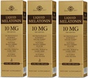 Solgar Liquid Melatoniini 10 mg, Natural Black Cherry Flavor - 2 fl oz, 3 kpl pakkaus - Suuri Jet Lag - Vegan, Gluteeniton - 177 Tarjoukset yhteensä