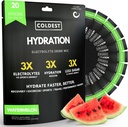 Kylmä Hydraation - Elektrolyyttejä jauhe paketteja - ei GMO & ei keinotekoista sokeria - Elektrolyytti juoma Mix - Helppo avoin yhden selvingin tikku pudota veteen - 20 tikkua per pakkaus (Watermelon)