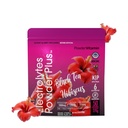 PowderVitamin Electrolytes Powder Plus (50 tarjoilua) Musta tee Hibiscus Electrolyte Powder Keto, sokeriton, vaaleanpunainen Himalajan Salt, 1000 mg Kalium, 120 mg kalsium, 120 mg Magnesium, nesteytysjauhe