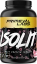 Primeval Labs ISOLIT - Whey Protein Powder, 100% Whey Isolate, 25 g proteiinia, BCAA, nopea absorbing, Easy Digesting (Strawberry Shortcake, 2lb)